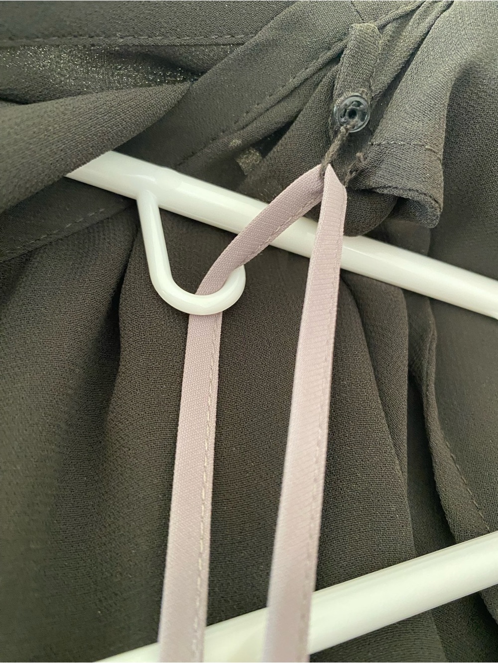 Allsaints Lance Dress Sheer Black with Taupe Inner Slip Size 0 Originally $240 - Picture 6 of 11
